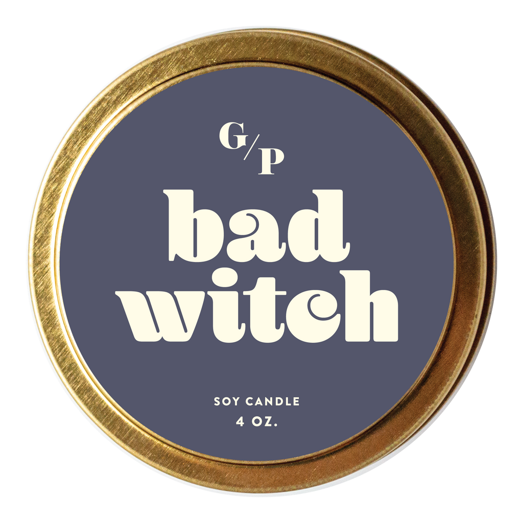 Bad Witch Just Because 4 oz. Candle Tin