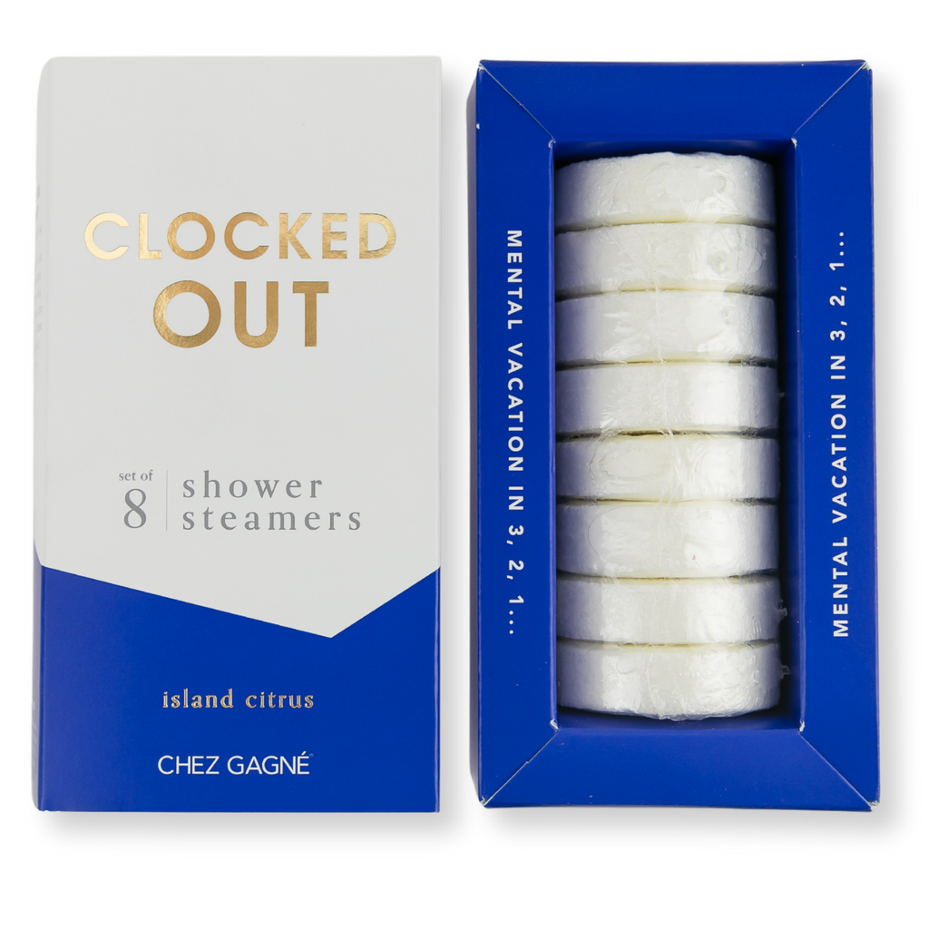 Clocked Out - Aromatherapy Shower Steamers - Island Citrus - Set of 8