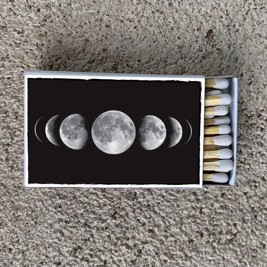 Matches • Moon Phases • Home Decor for Candles and Incense