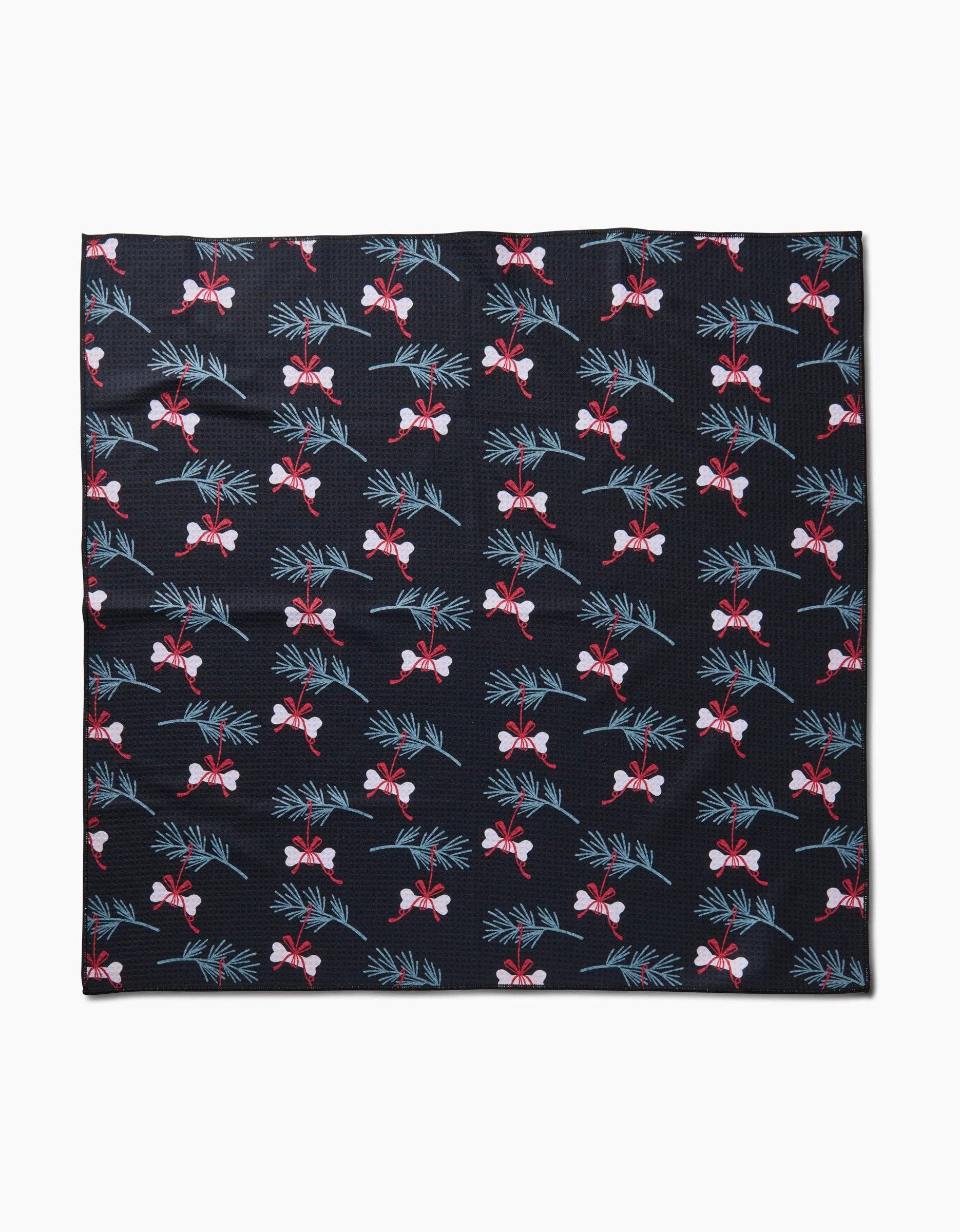 Bones For Christmas Dog Towel