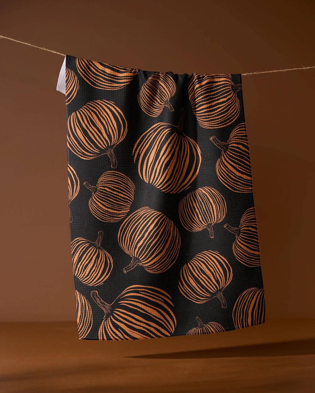 Pumpkin Noir Tea Towel