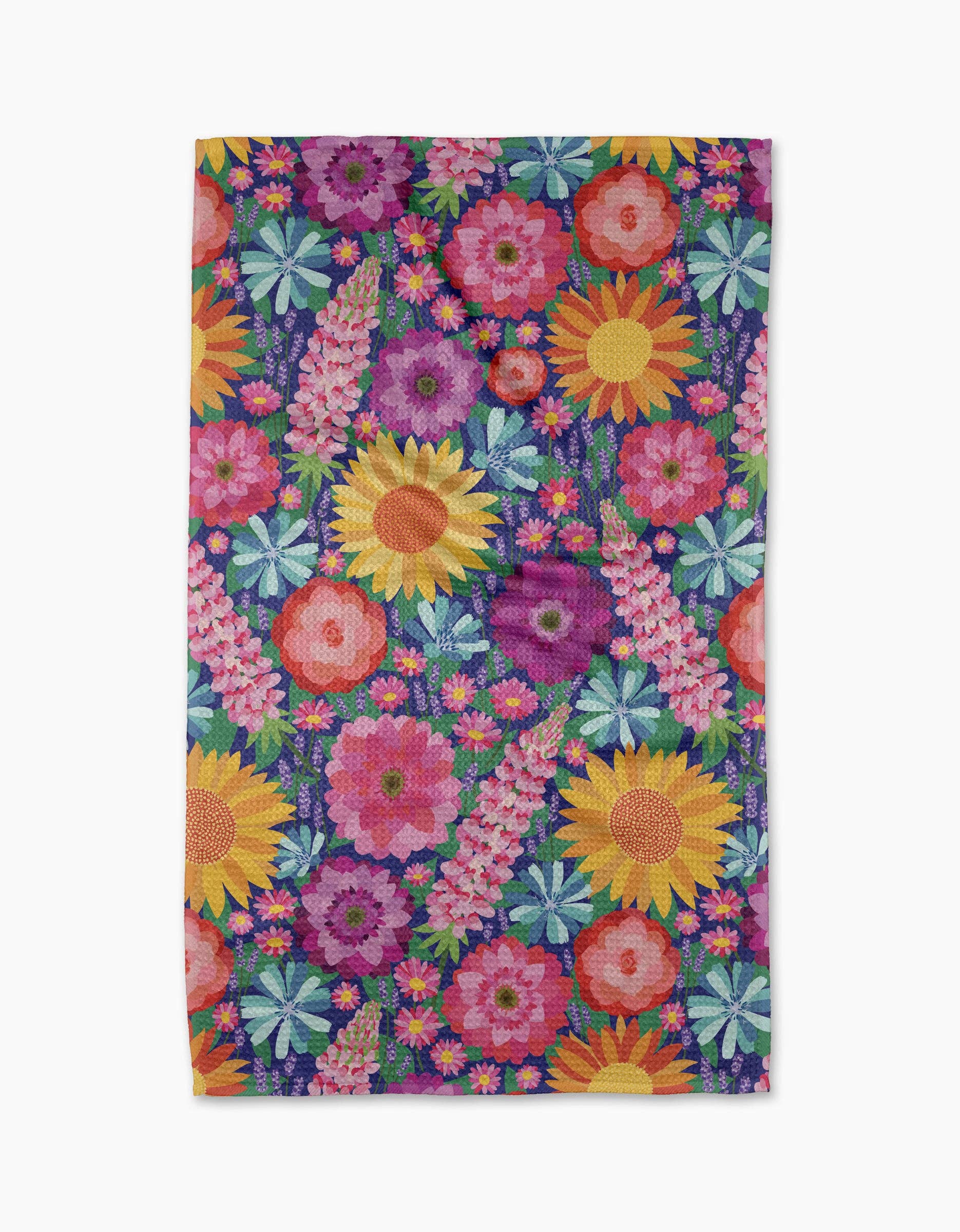 Spring Blooms Tea Towel