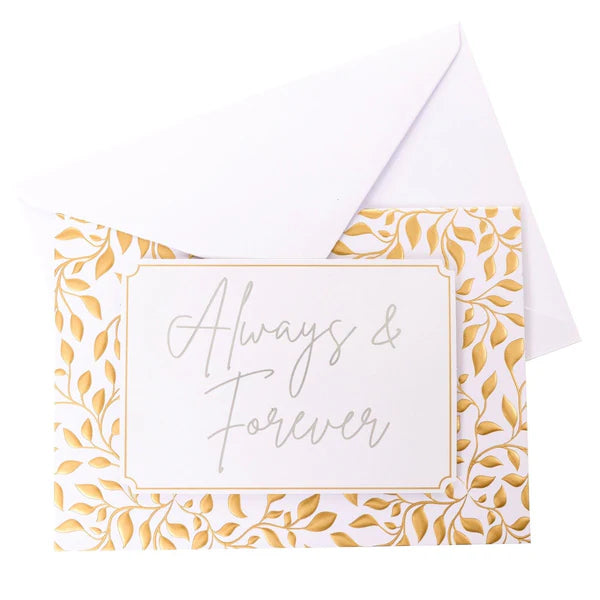 Always & Forever Wedding Card