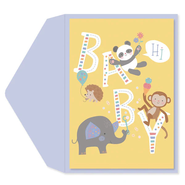 Animals Baby Card