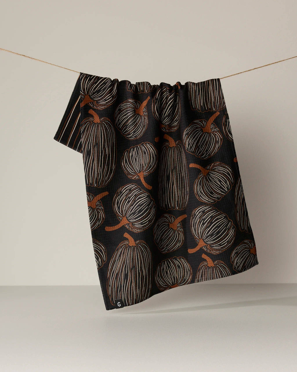 Pinstripe Patch Luxe Kitchen Towel - Fall 2026