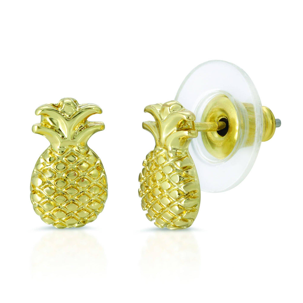New Moon Gold Earrings - SWEET/PINEAPPLE