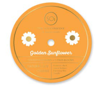 Golden Sunflower Icon 12oz Candle