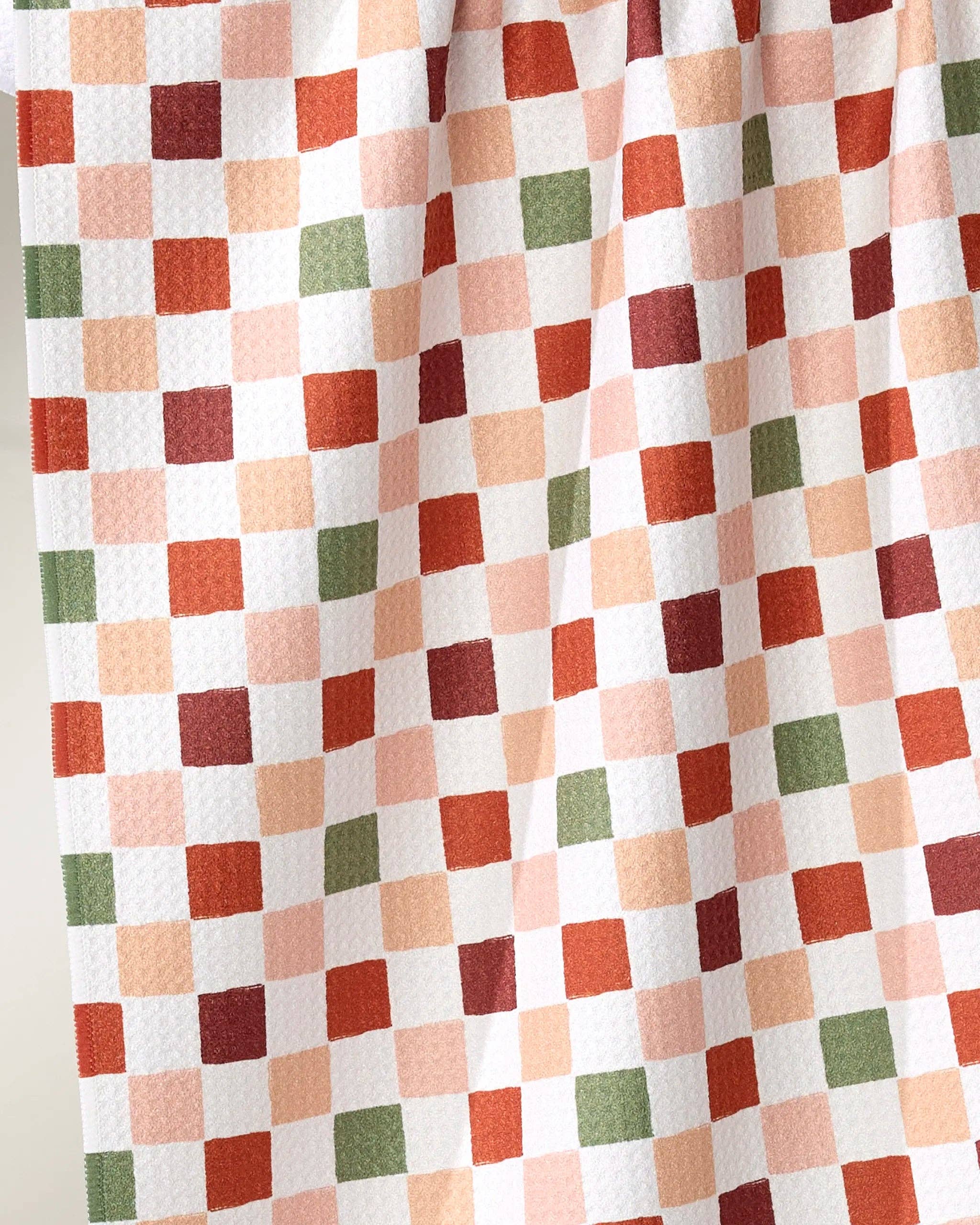 Cozy Check Tea Towel