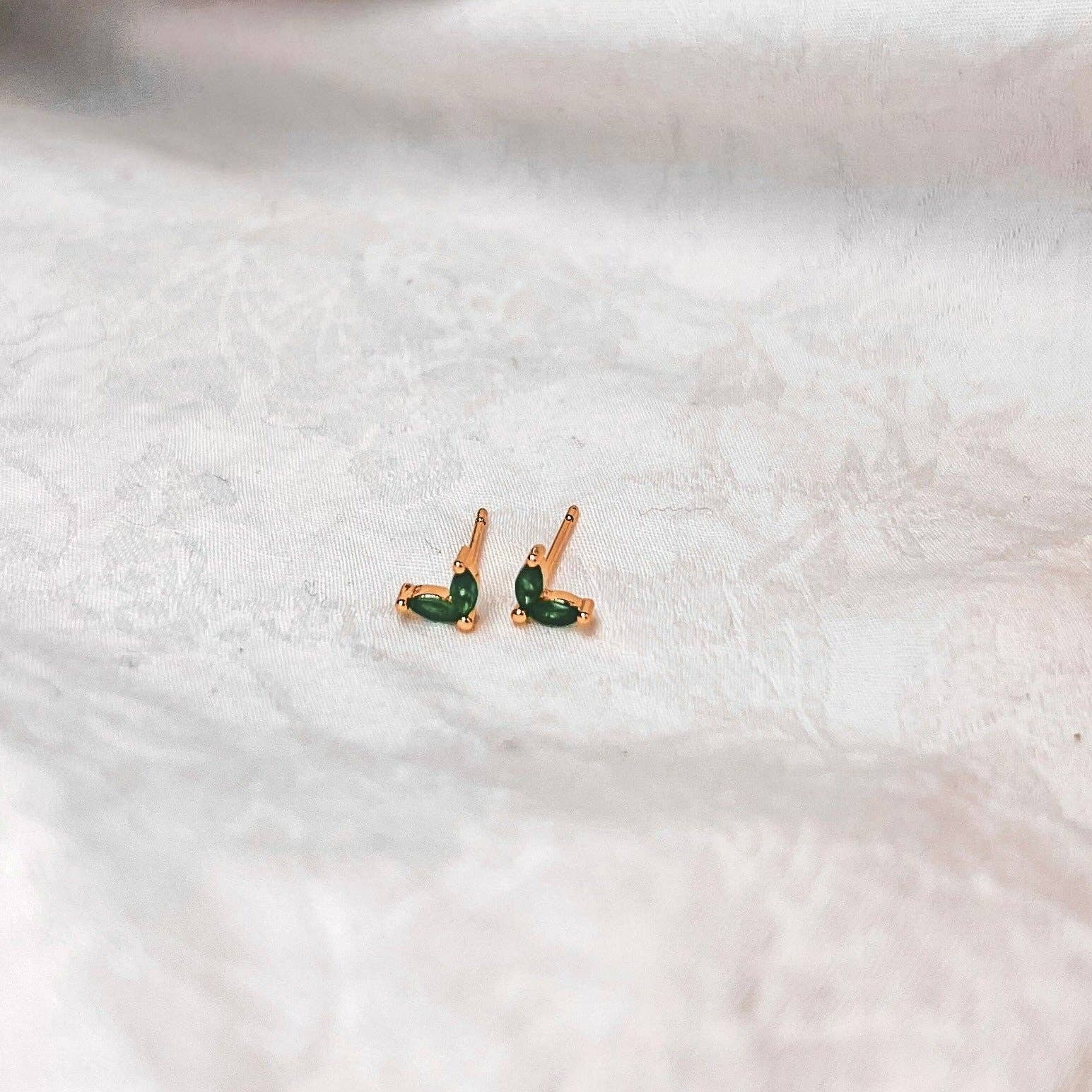 The Green Winged Earrings