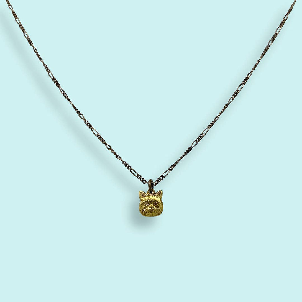 Here Kitty Cat Necklace: 20 Inch