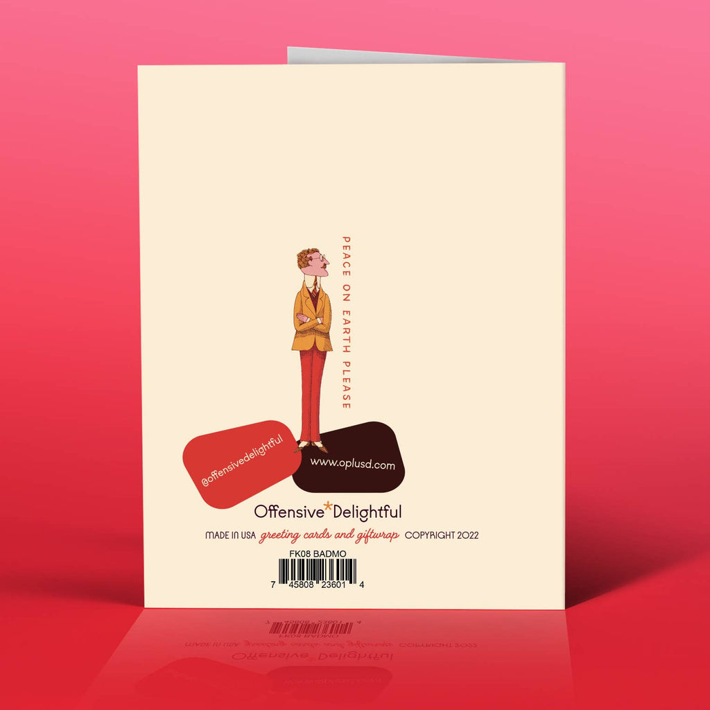 MOFO DANDY REAL BADASS  birthday card