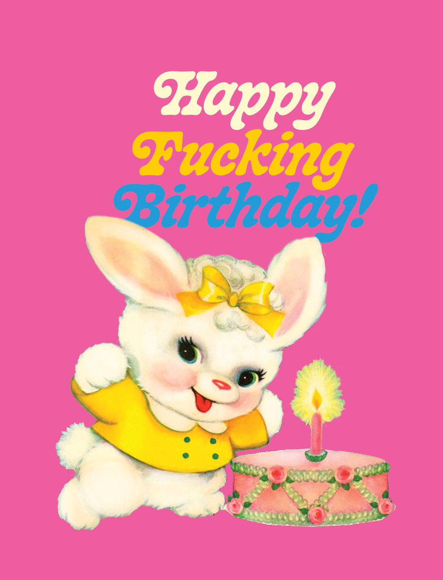 BUNNY BIRTHDAY! birthday card