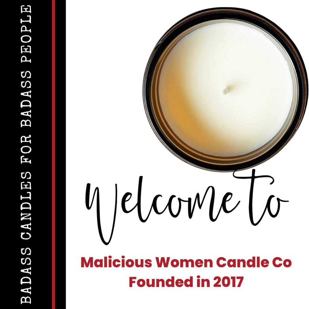 Shit. Fuck. Damn. | 9oz Funny Candle | Malicious Women Co