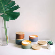 Mahogany + Cashmere - 7 Ounce Three Wick Soy Candle