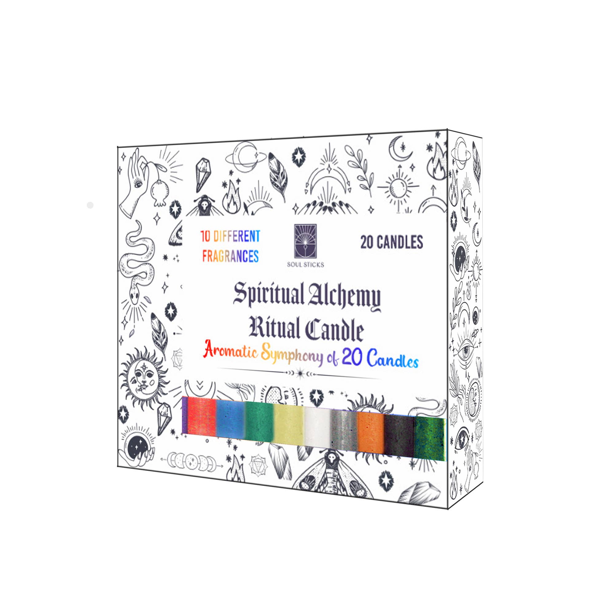 Soul Sticks - Spiritual Alchemy Ritual Candles (20)