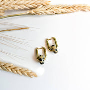 Dalmatian Jasper Hoops