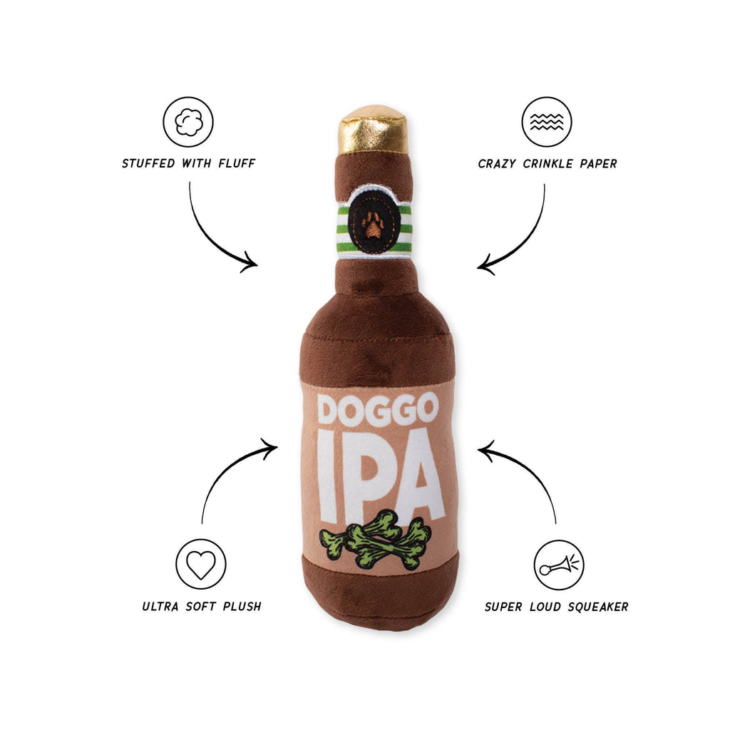 DOGGO IPA PLUSH DOG TOY