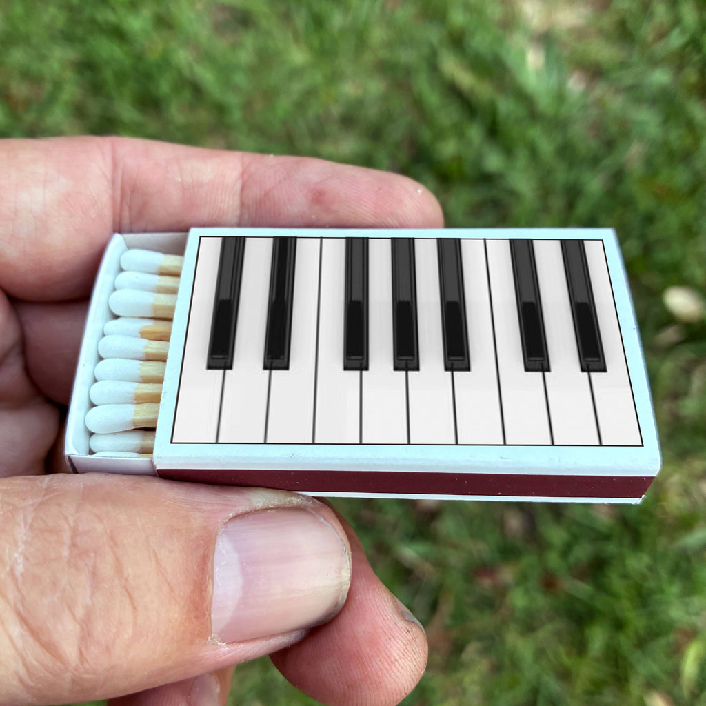 Matches • Piano Keyboard • Home Decor for Candles & Incense