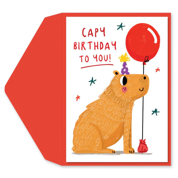 Capy Greeting Card