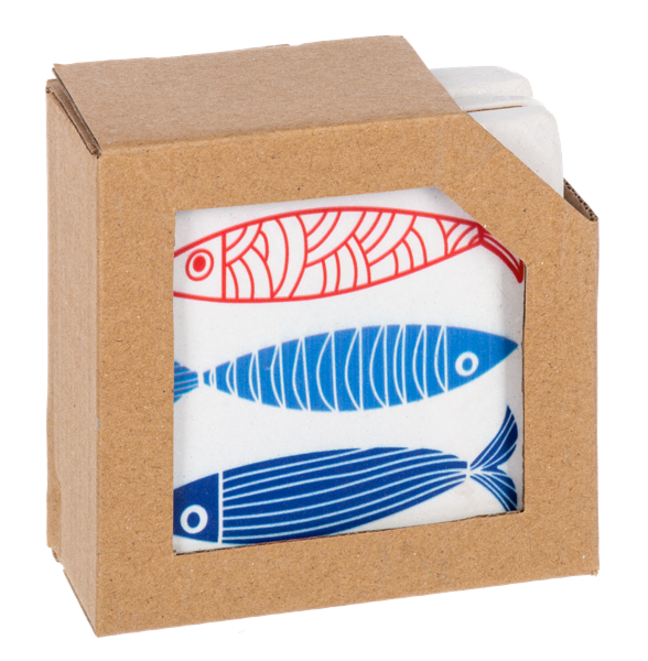 Sardine Coaster 4PC