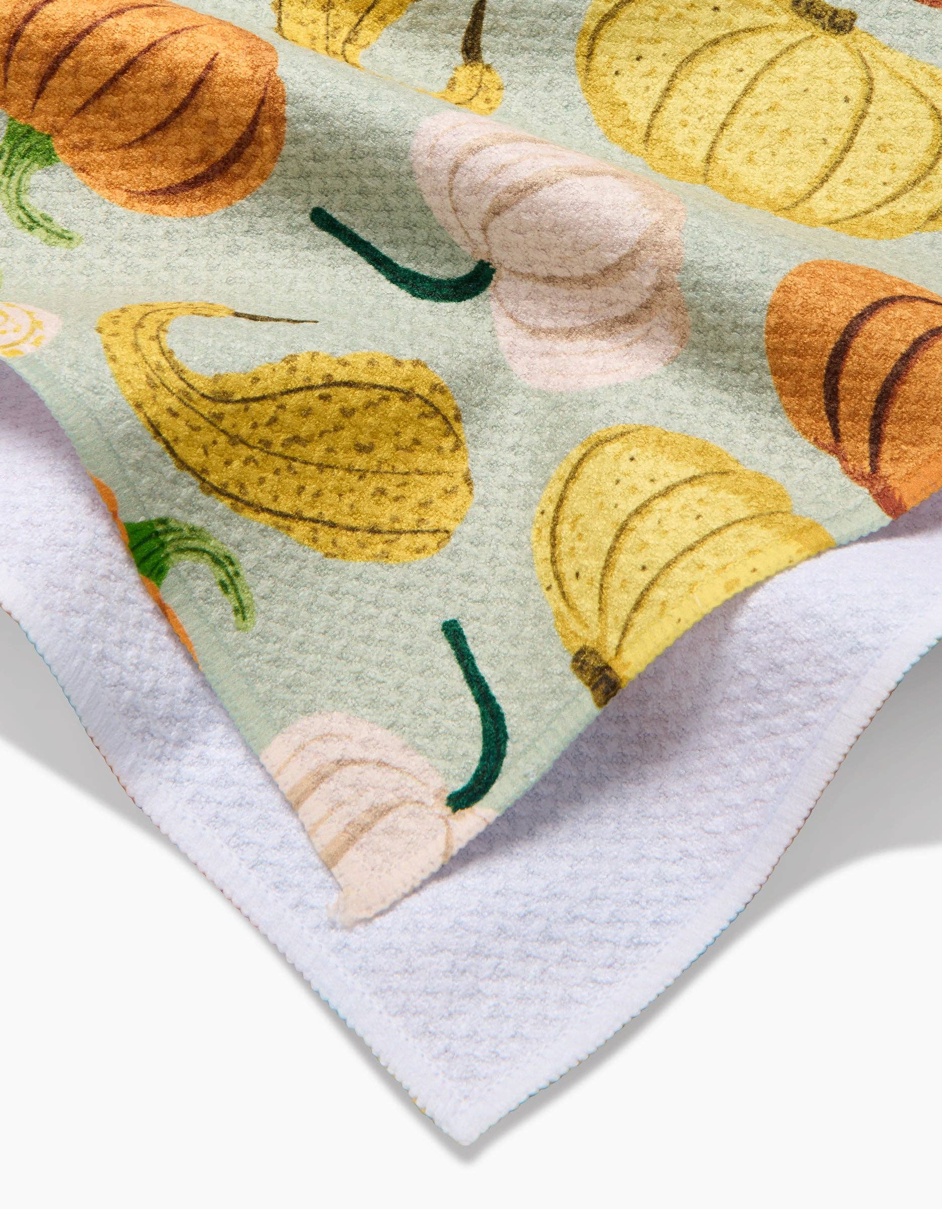 Pumpkins And Gourds Tea Towel
