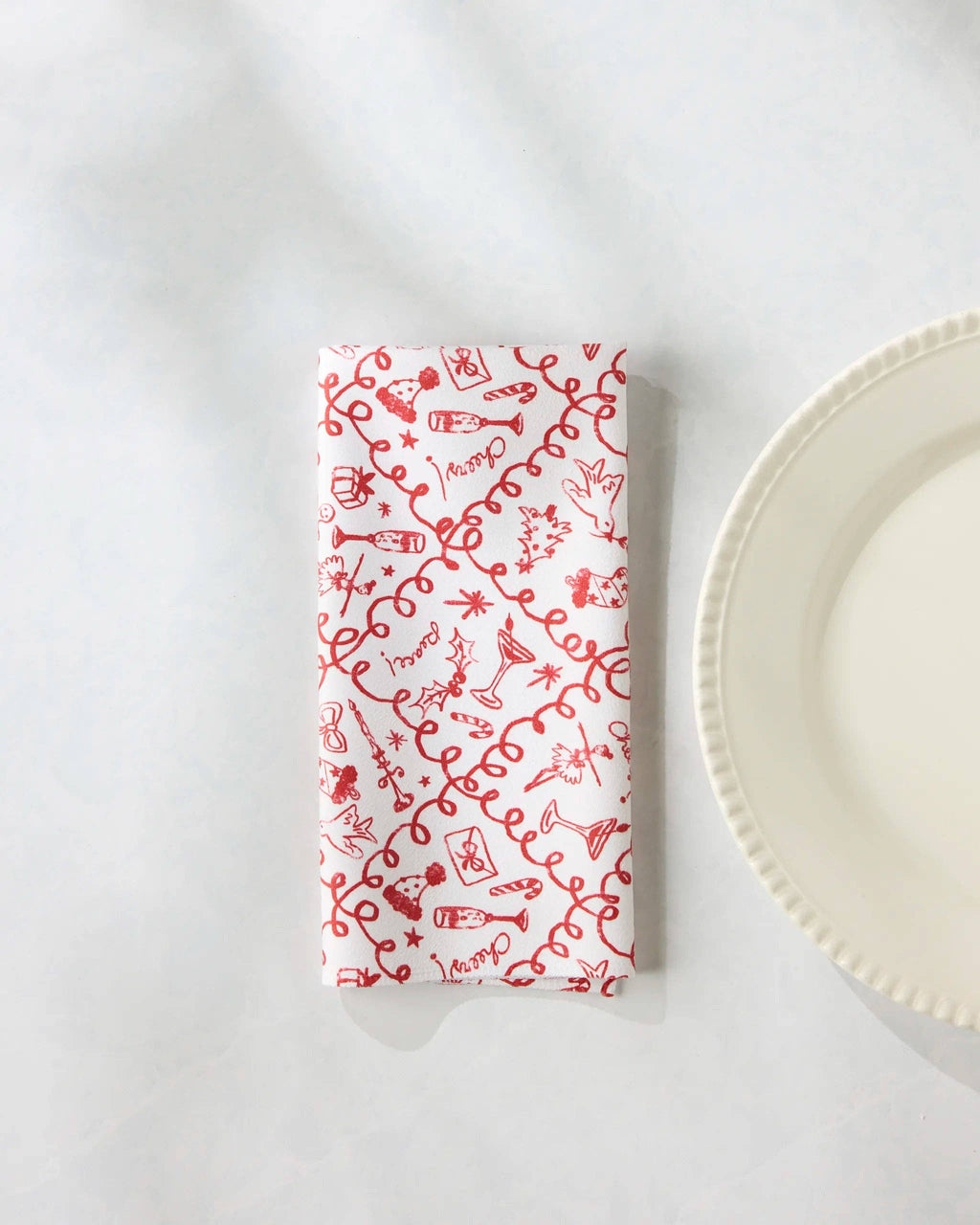 Holiday Doodles Dinner Napkin Set