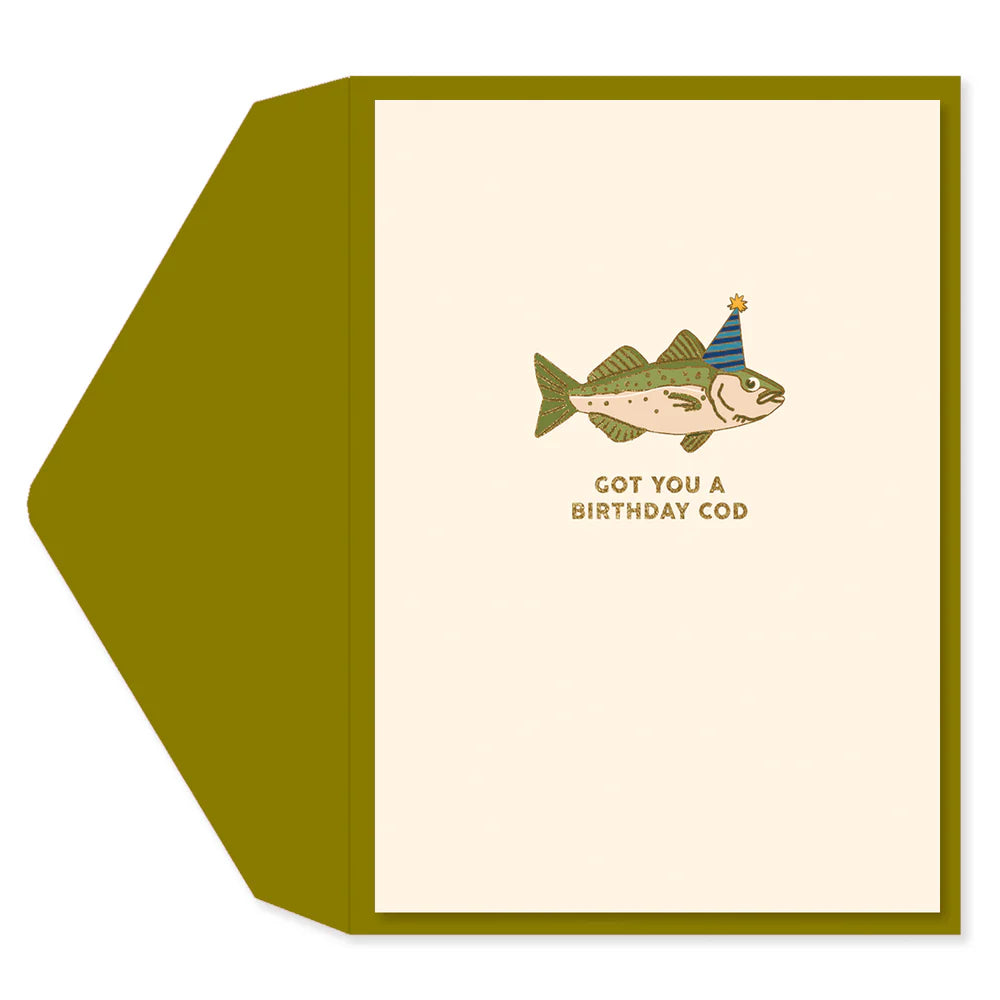 Cod Birthday Card