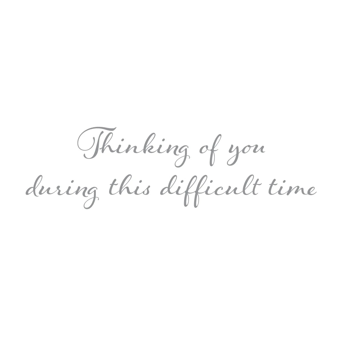 Sympathy With Flower card