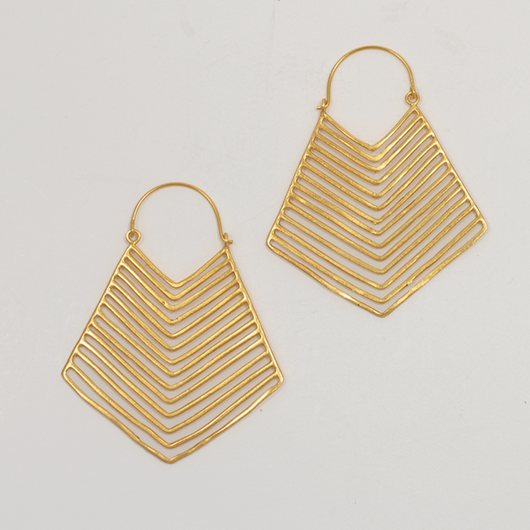Chevron Deco Earrings