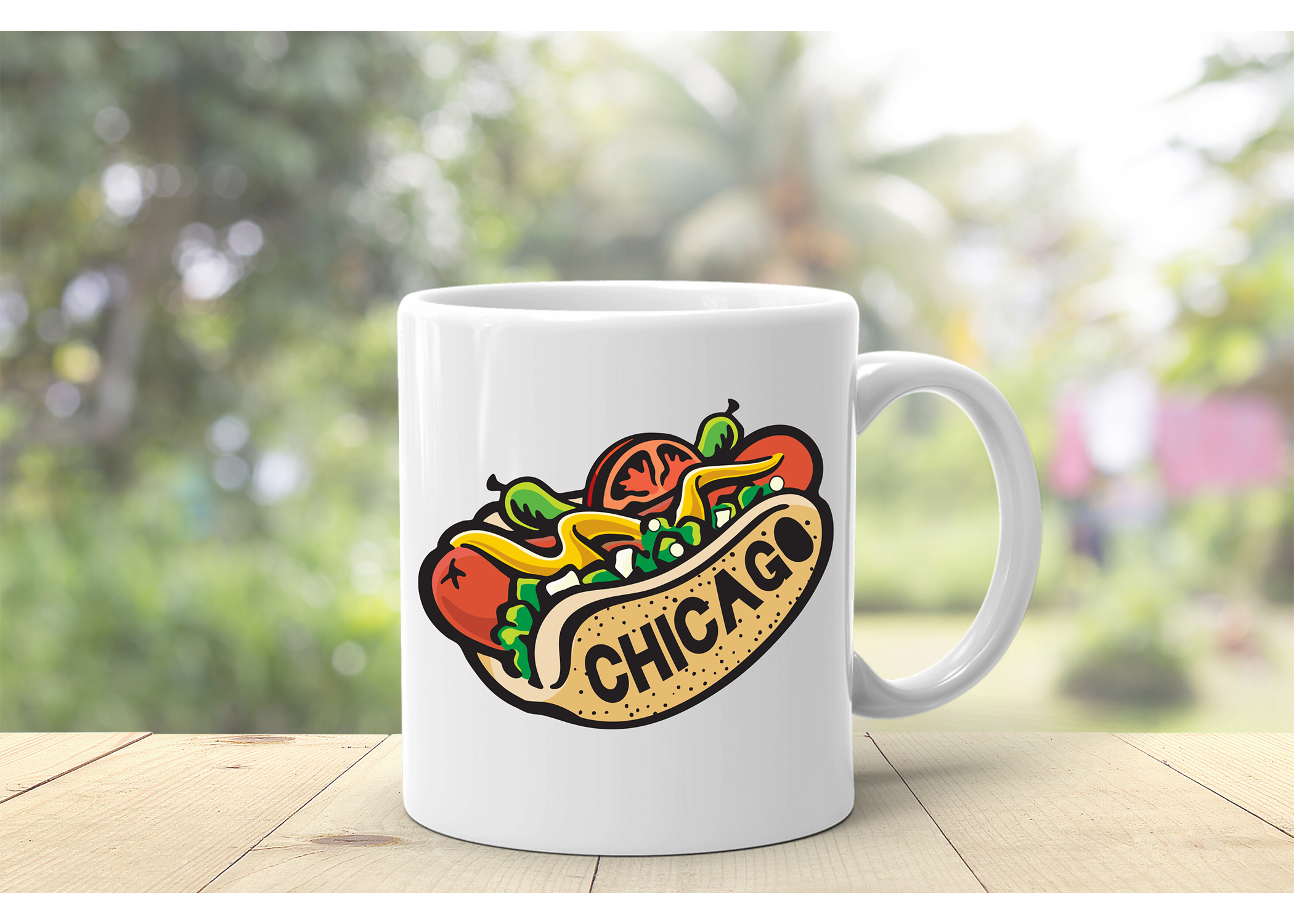 Chicago Hot Dog Mug