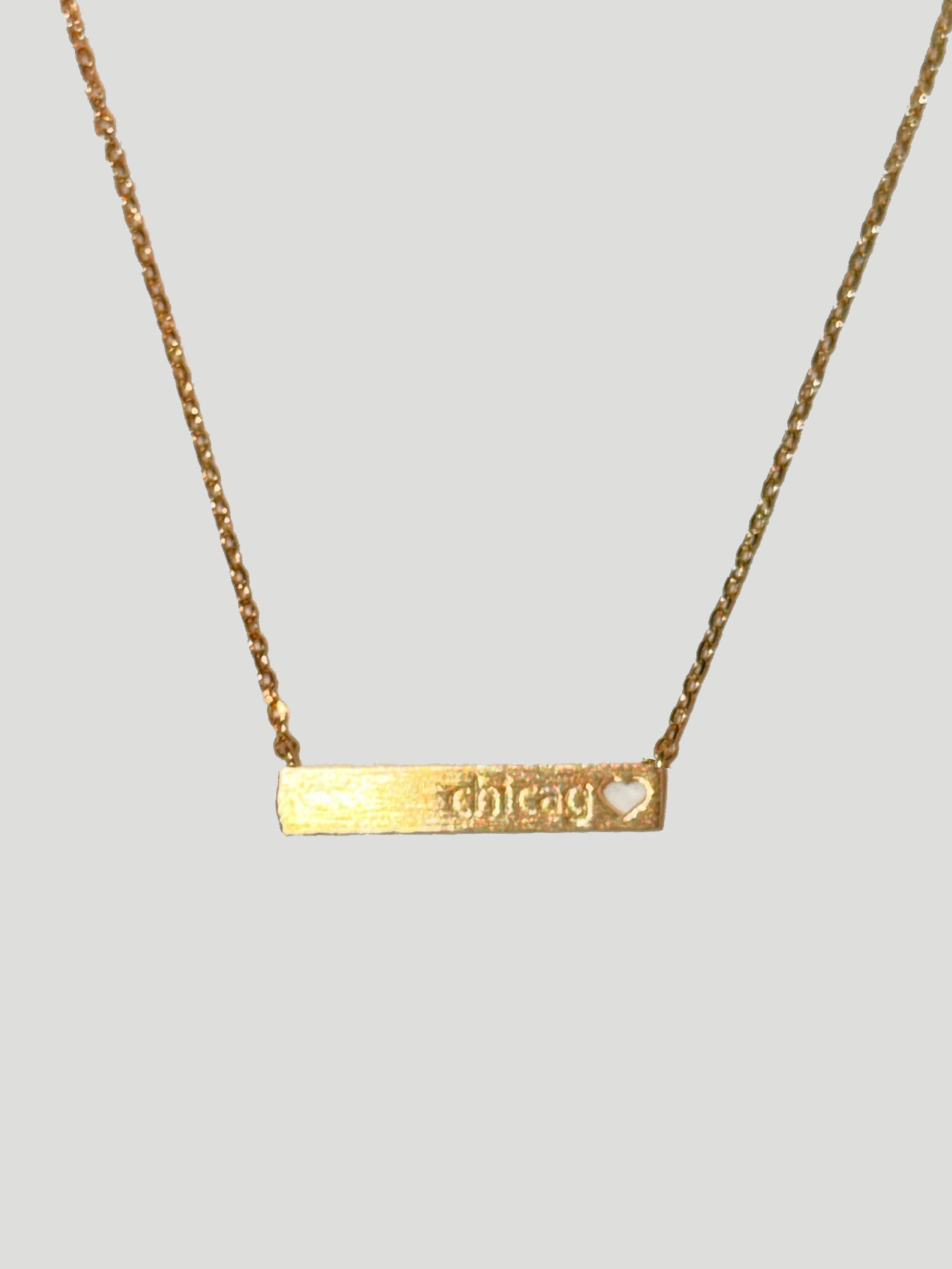 Chicago Heart Necklace