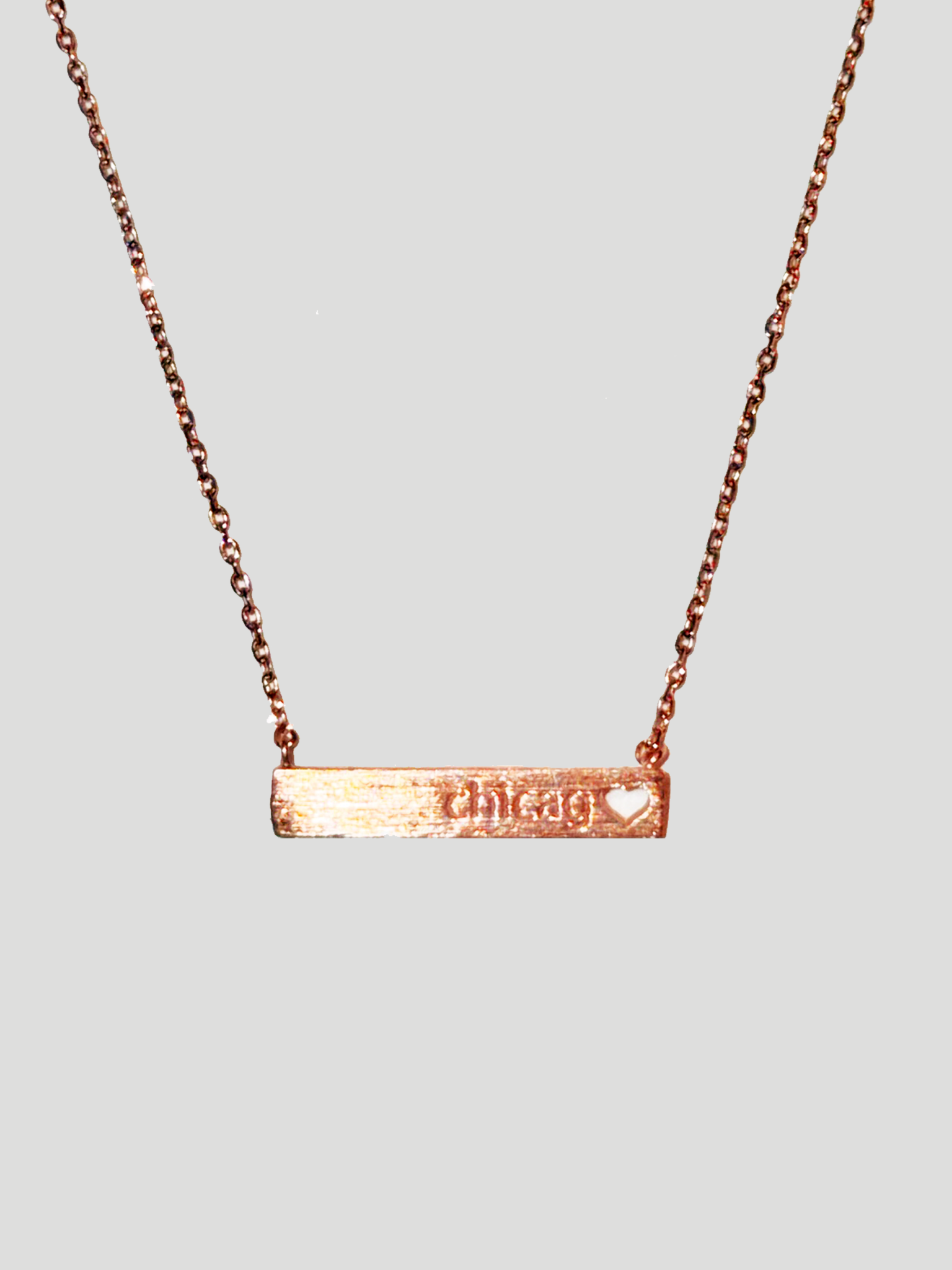 Chicago Heart Necklace