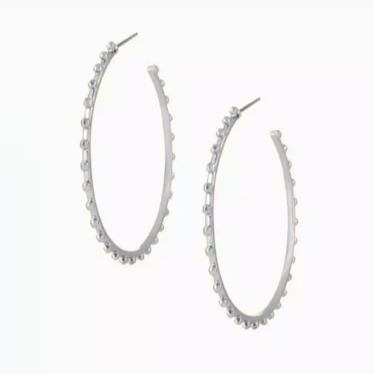 Cog Hoop Earring