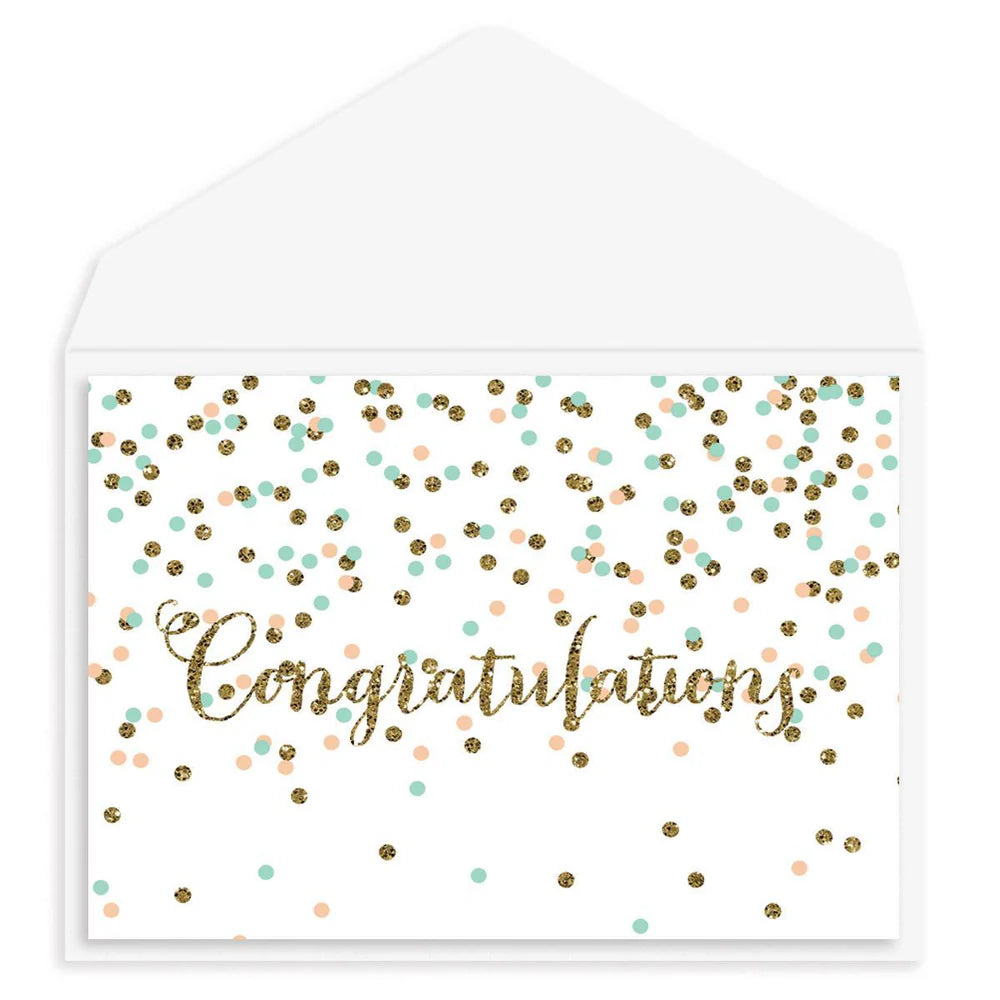 Confetti Congratulations Card