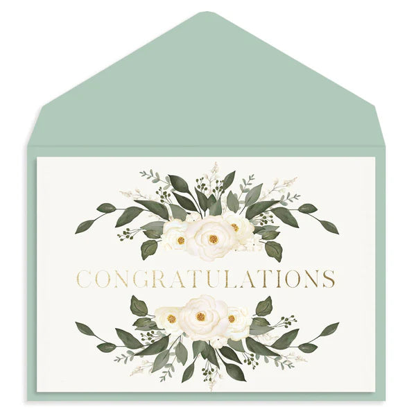 Laurels Wedding Card