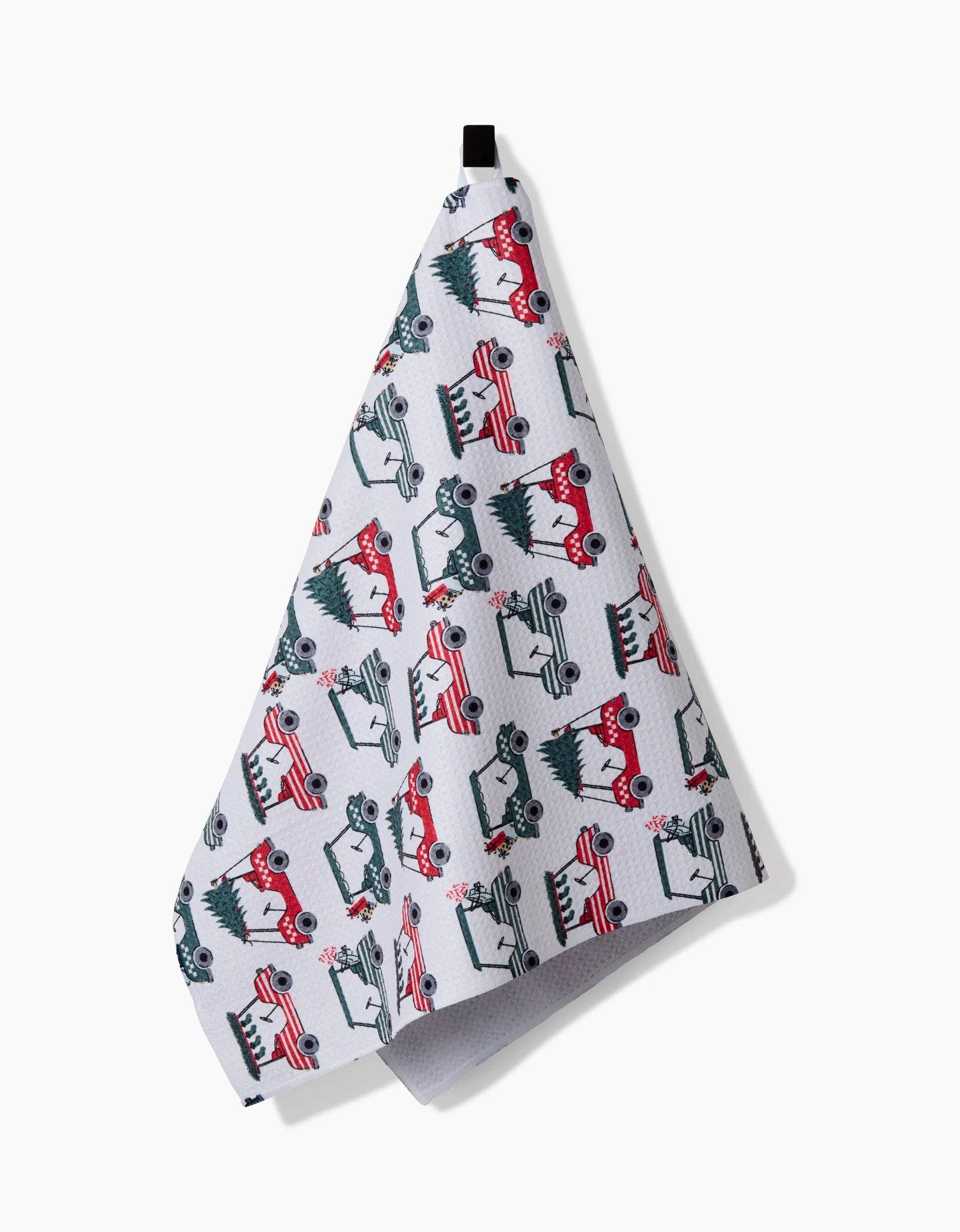 Holiday Golf Tea Towel