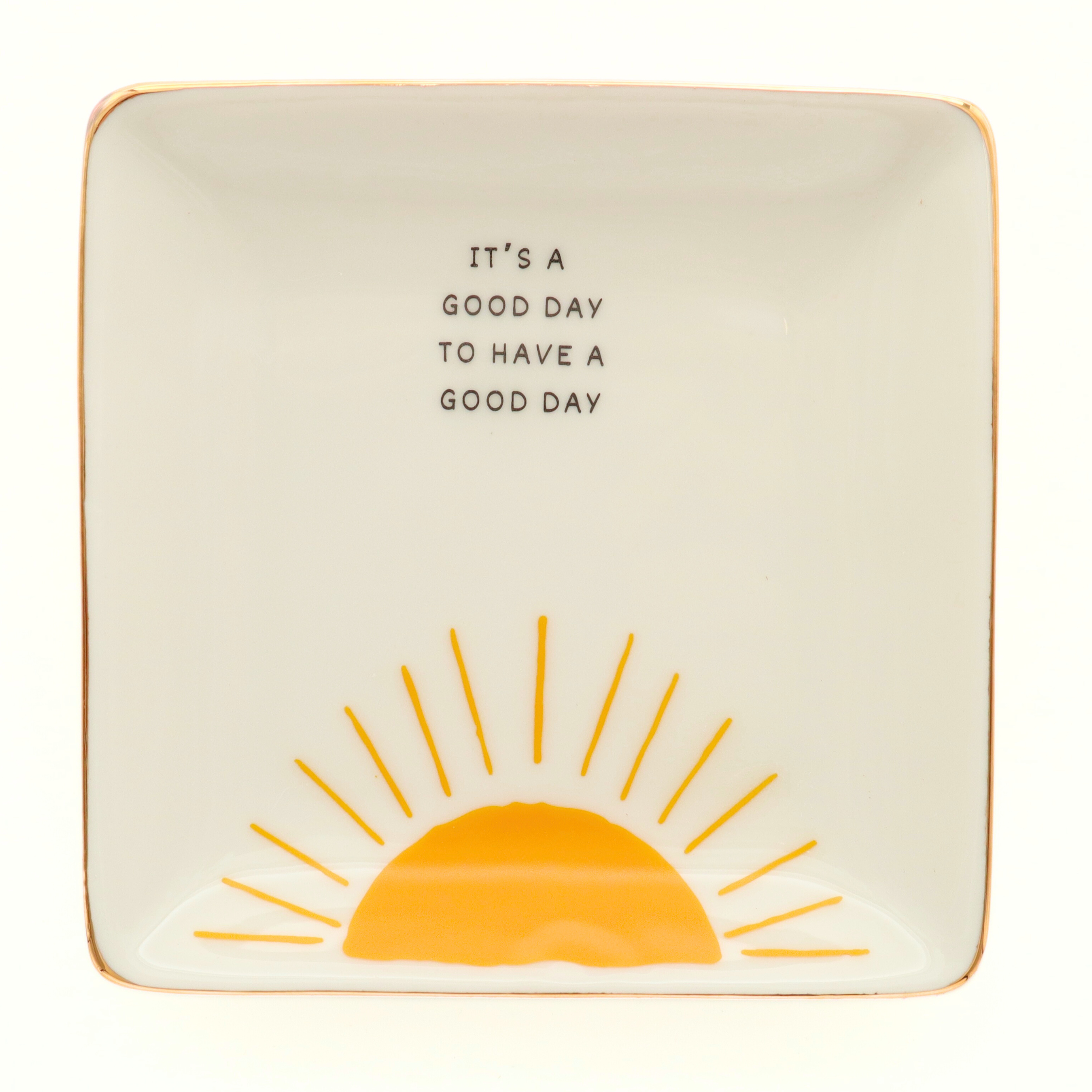 Square Trinket Tray It's A Good Day