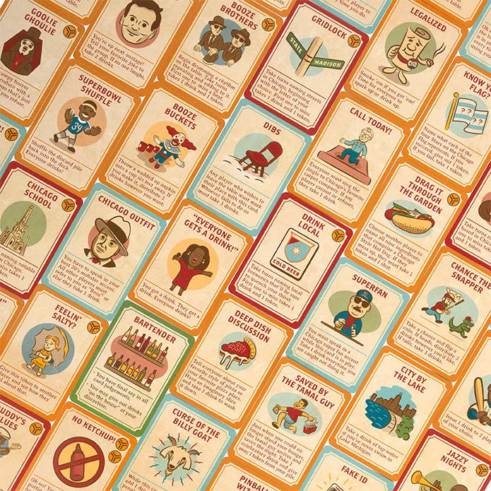 Chicago Handshake Drinking Card Game