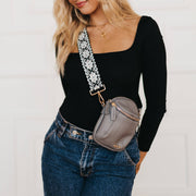 Ellie Crossbody Bag *AS SEEN IN ANTHROPOLOGIE*: Black