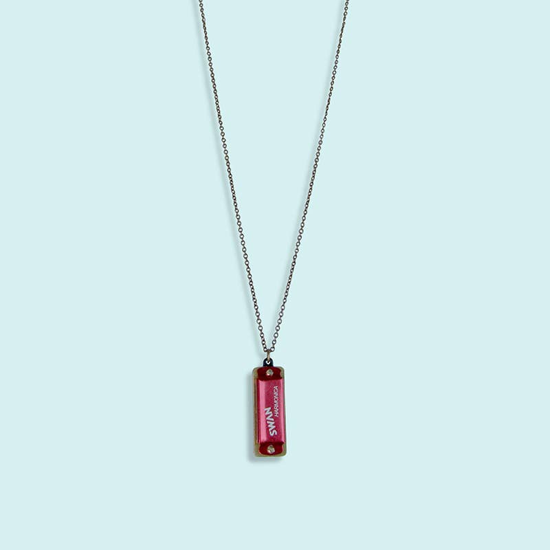 Harmonica Necklace, Available in three colors