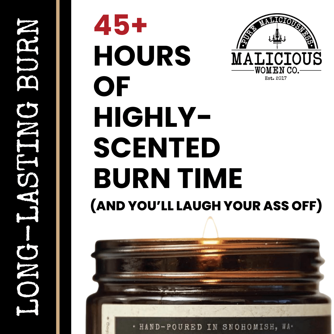 Happy Birthday | 9oz Funny Candle | Malicious Women Co