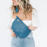 Westlyn Woven Bum Bag: Denim Blue