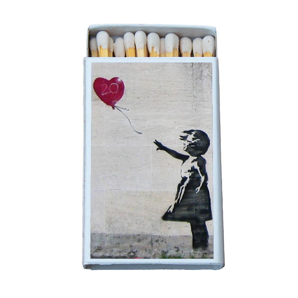 Matches •Banksy Street Art •Home Decor for Candles & Incense