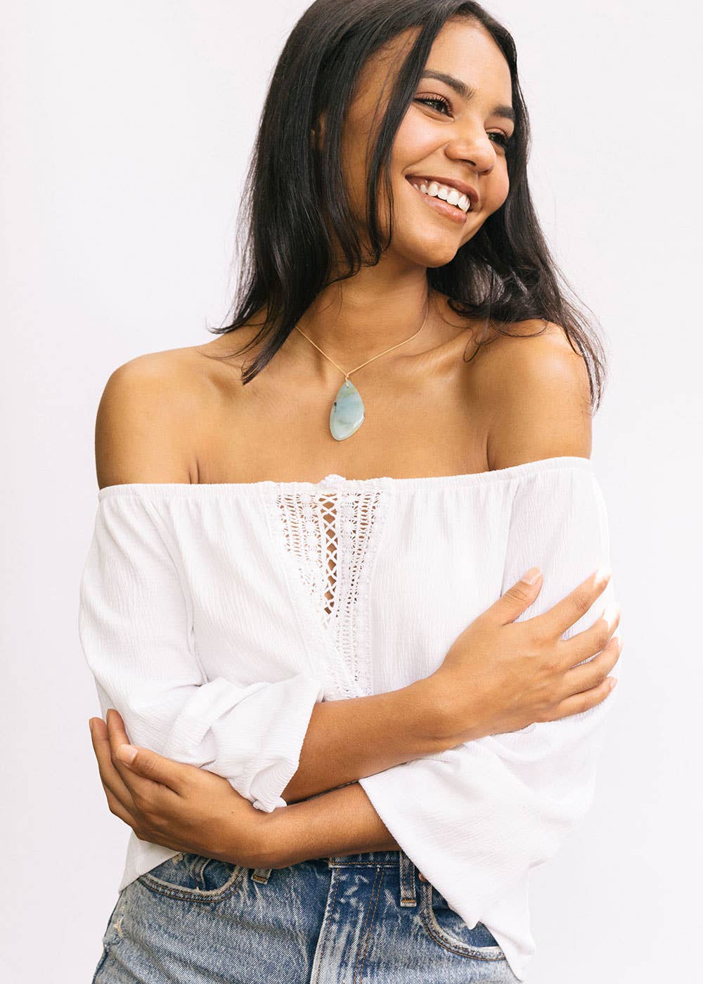 Picture Jasper Touchstone Necklace for Resilience - TCH07