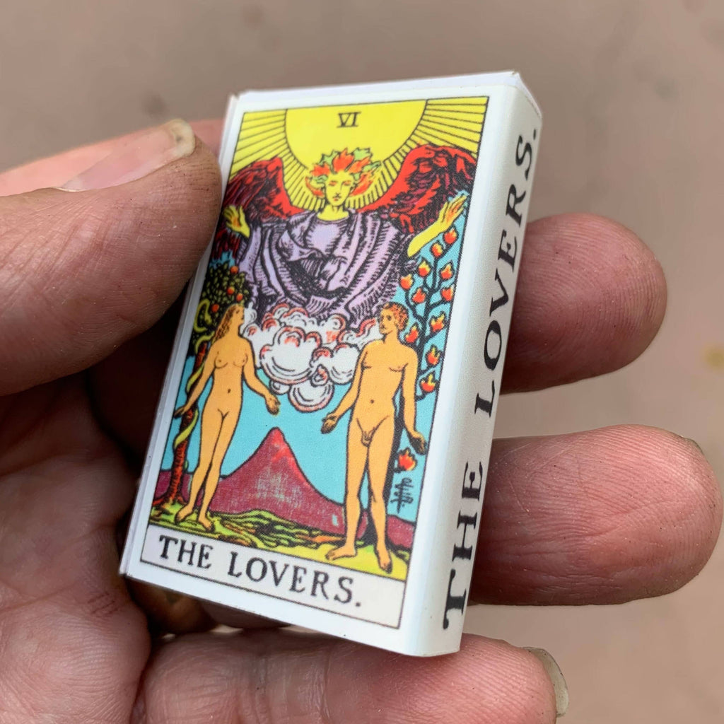 Tarot Matchbox - The Lovers • Accessories for your candles