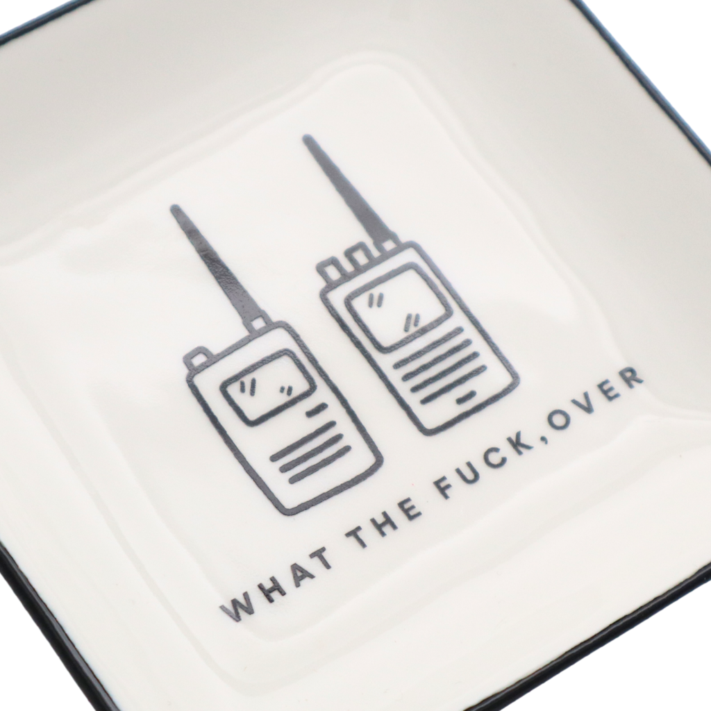 Square Trinket Tray What The Fuck Over