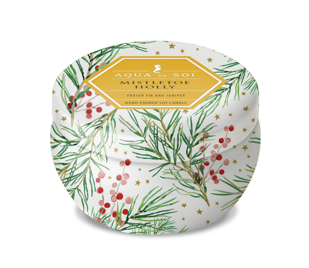 Mistletoe & Holly  9oz Aqua De SOi Tin Candle