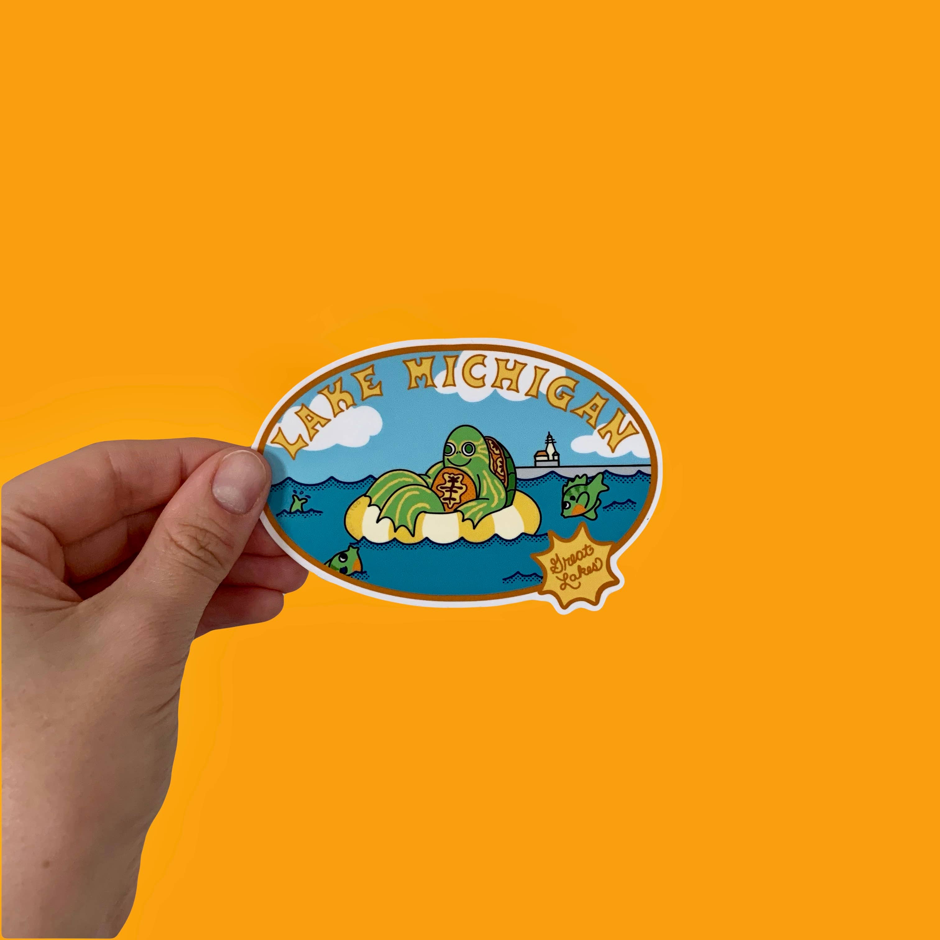 Lake Michigan Great Lakes Sticker