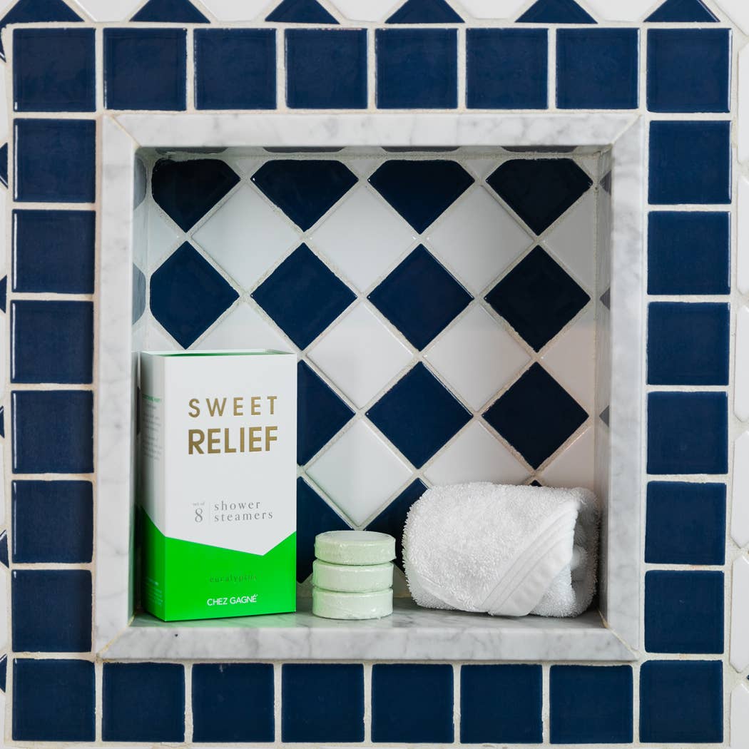 Sweet Relief - Aromatherapy Shower Steamers - Eucalyptus - Set of 8