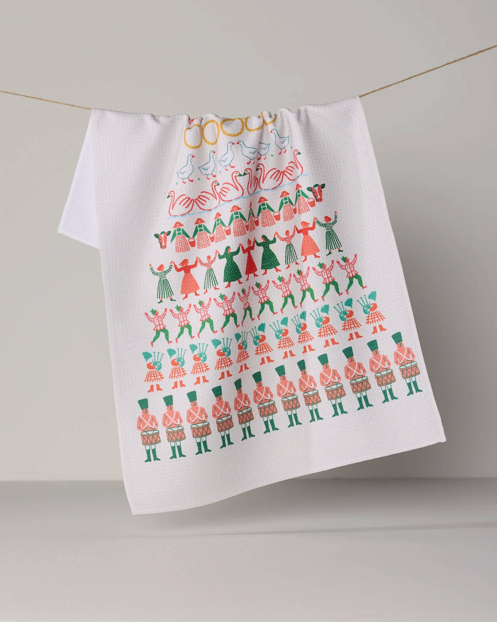 Counting Christmas Tea Towel - Holiday 2026